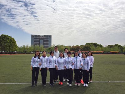 公司教师代表参加2017年运动嘉年华师生运动会广播操比赛